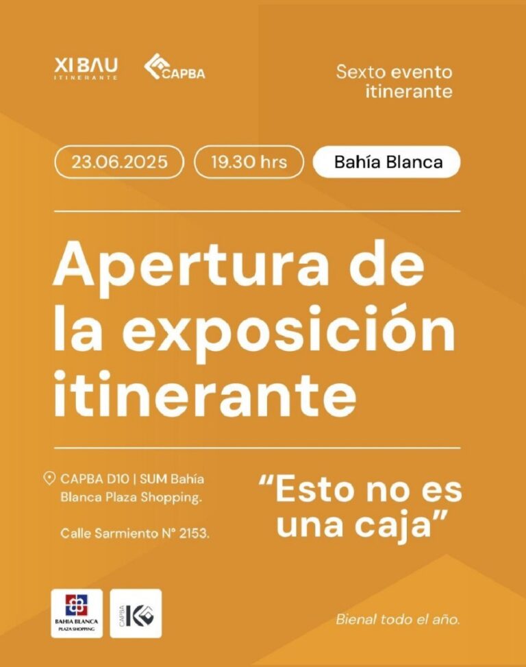 Itinerante BAU Bahía Blanca