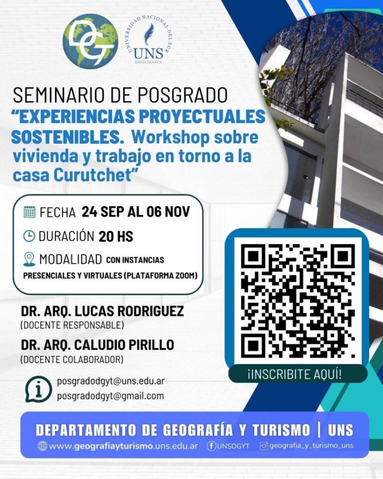 Seminario de Postrado Experiencias Proyectuales Sostenibles