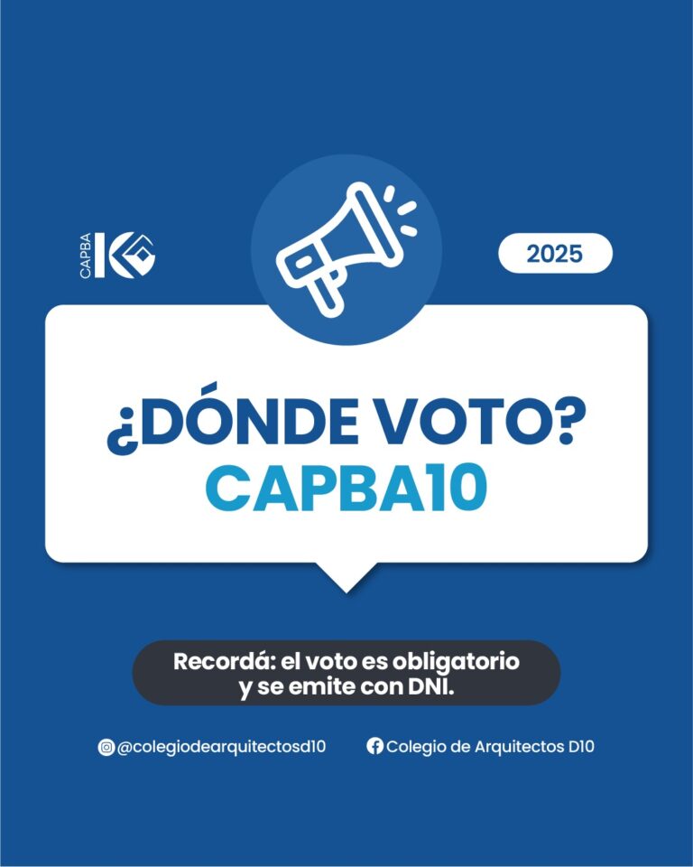 ¿Dónde voto?